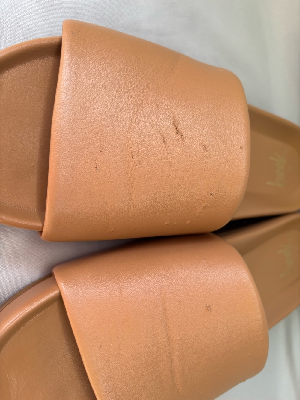 beek Women's Camel Slide Sandals Size 9 - Picture 6 of 11